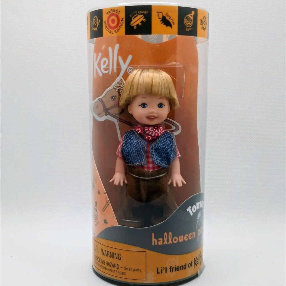 Barbie Kelly Halloween Party Tommy as Cowboy Doll 2000 Mattel SEALED NIB
